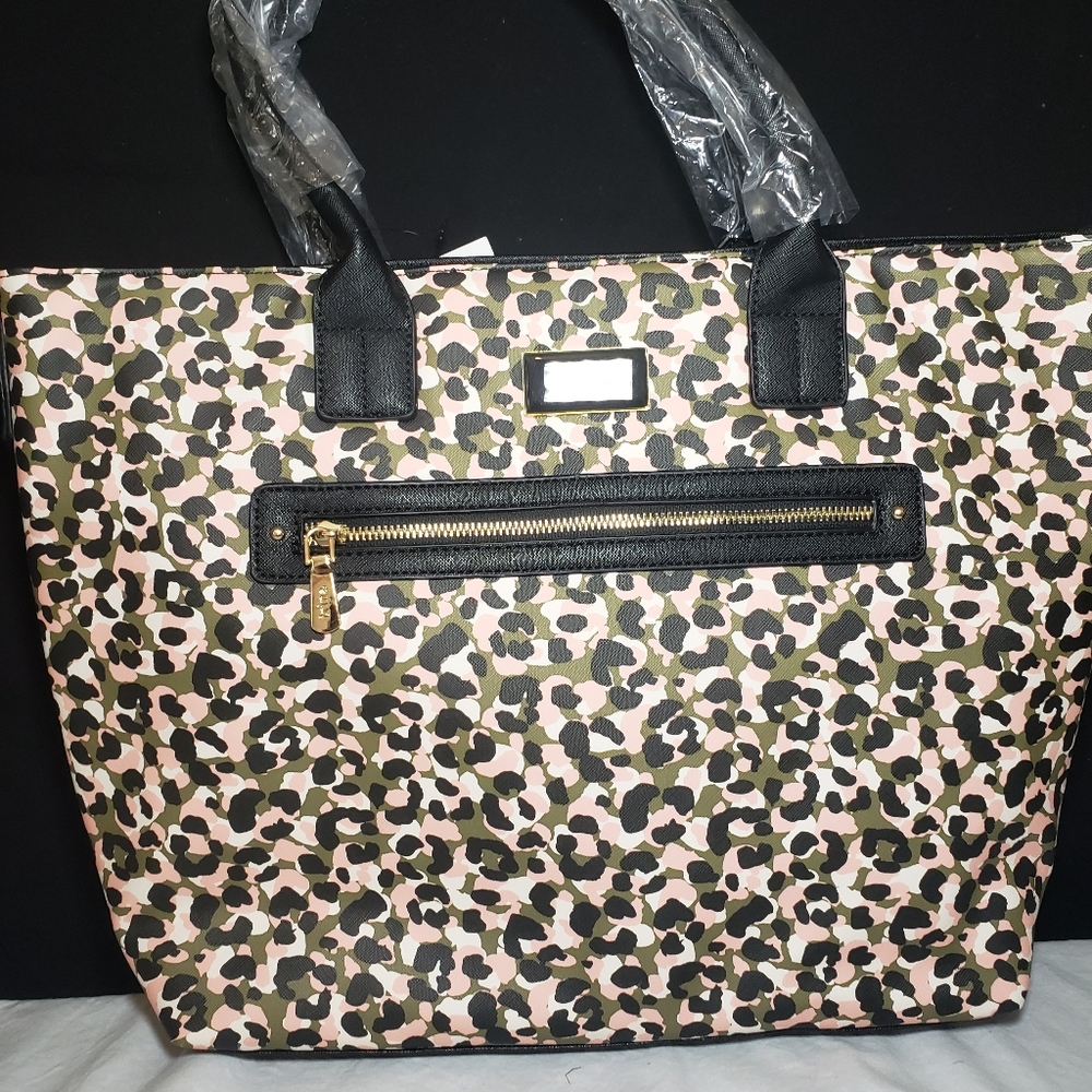Trina Turk animal print large tote/shoulder bag